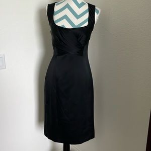 Elie Tahari black silk sleeveless dress, size 4